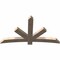 Ekena Millwork Alberta Smooth Timber Gable Bracket, Douglas Fir, 72"W x 42"H x 3 1/2"D x 5 1/2"F, 14/12 Pitch GBW072X42X0406ALB00SDF - alternate 5